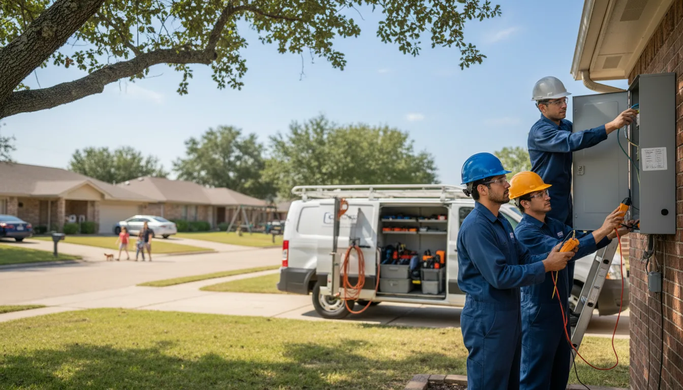 Certified electrician providing emergency electrical services in Riceville, IA